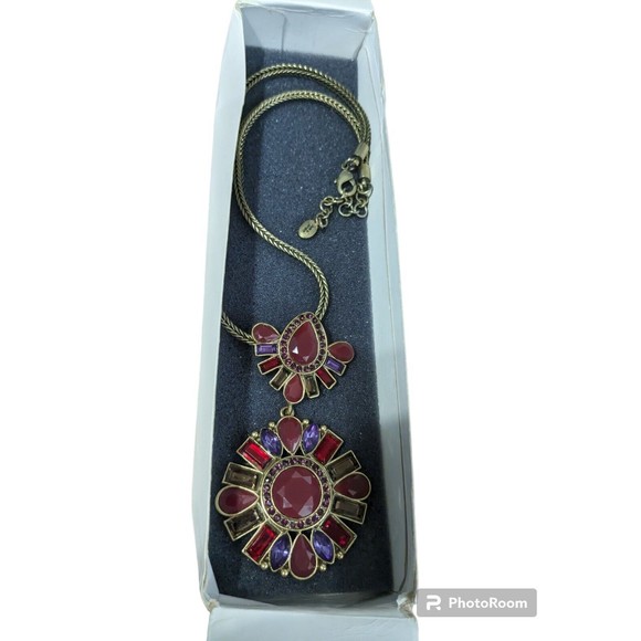 Beautiful Jade and Jasper Necklace /Pendant 12" Long - Picture 3 of 6